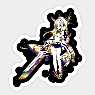 Azur Lane Ayanami Pop Art Sticker